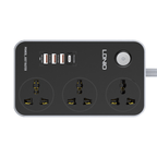LDNIO SC3412 3 Power Socket + 20W USB-C PD + 3 USB QC3.0 Extension Power Cord