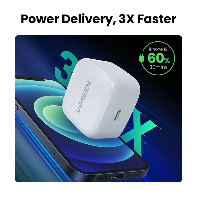 UGREEN 20W Type-C PD Fast Charging Adapter