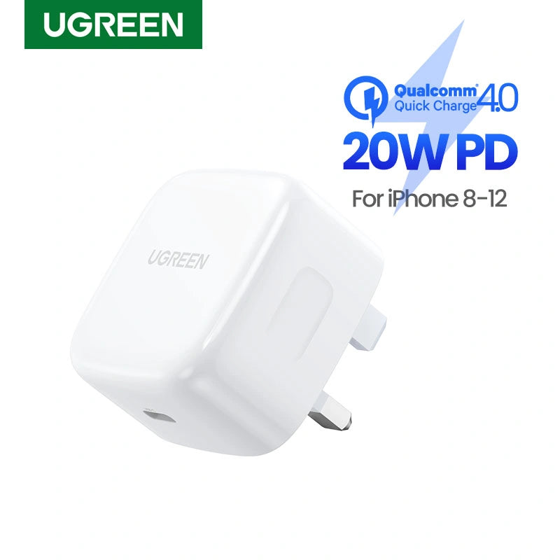 UGREEN 20W Type-C PD Fast Charging Adapter