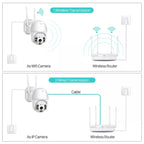 4K PTZ WIFI 4MP Security Camera Outdoor