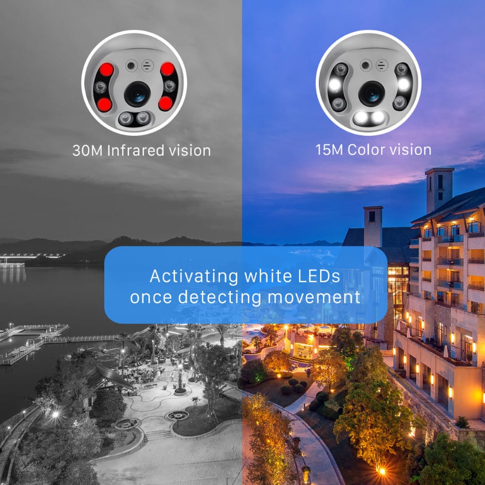 4K PTZ WIFI 4MP Security Camera Outdoor