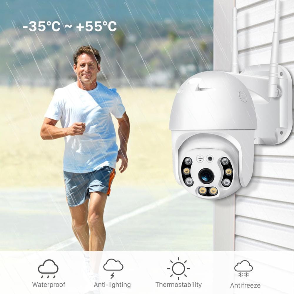 4K PTZ WIFI 4MP Security Camera Outdoor