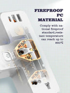 LDNIO SC2311 20W 3-Port USB Charger Extension Power Strip (UK PIN Plug)