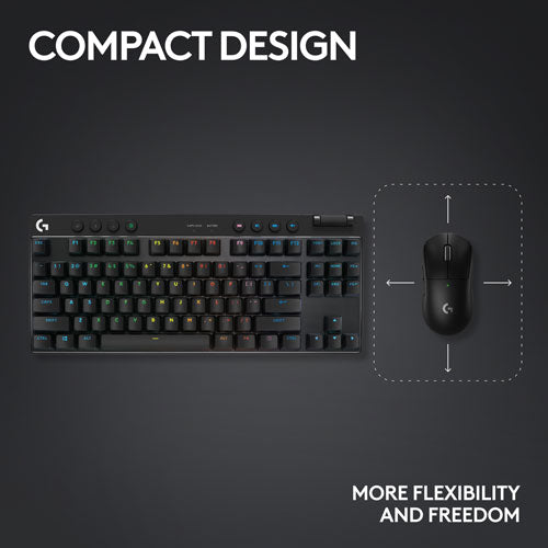 LOGITECH PRO X TKL LIGHTSPEED WIRELESS GAMING KEYBOARD (1Y)